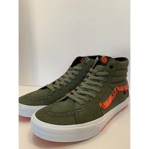 Vans BMX SK8 Hi XL Green/Orange Fatigue - new